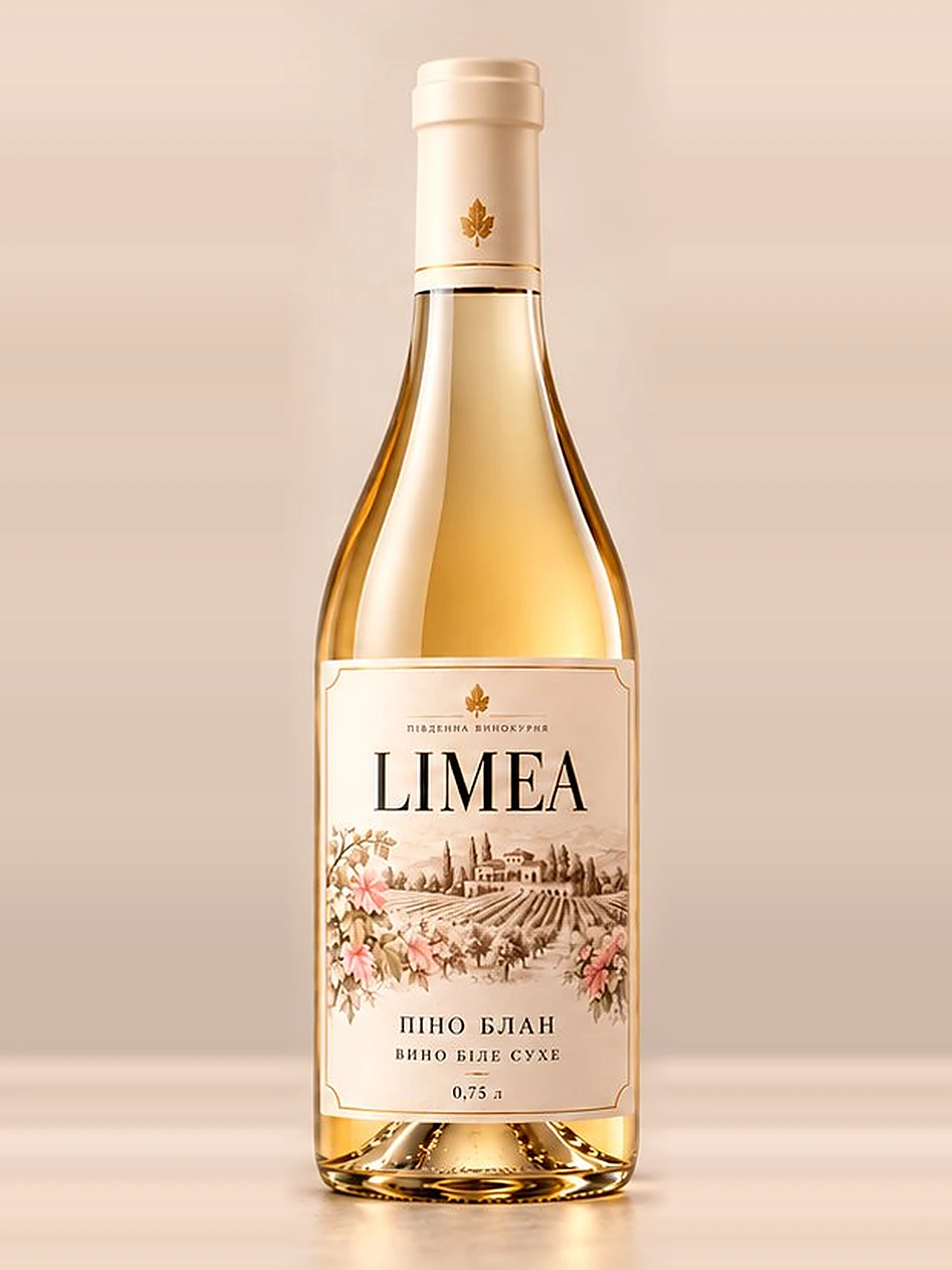LIMEA Піно Блан біле сухе вино 0,75 л